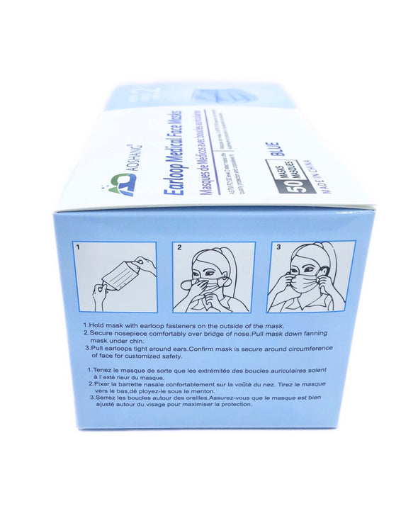 AOSHANG Disposable ASTM Level 2 Medical Face Mask