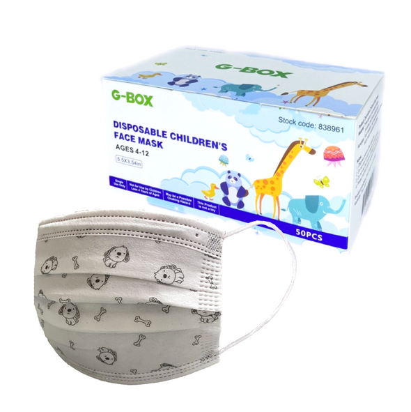 G-Box Disposable Children's Face Mask (Regular/Pattern)(50-pcs)