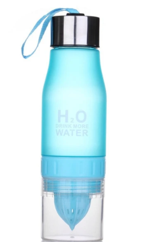 Fusion The H2O Drink More Water With Fruit Infuser Water Bottle 22 oz